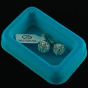 Kolczyki Discoball Swarovski kulki 10mm Crystal na sztyfty