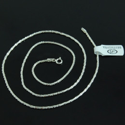 Naszyjnik Srebrny Margarita 45 cm łańcuszek ze srebra
