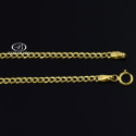 Złoty łańcuszek pancerka męski 50cm 2,4mm 333