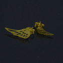 Kolczyki Srebrne złocone skrzydła Anioła Srebro 925