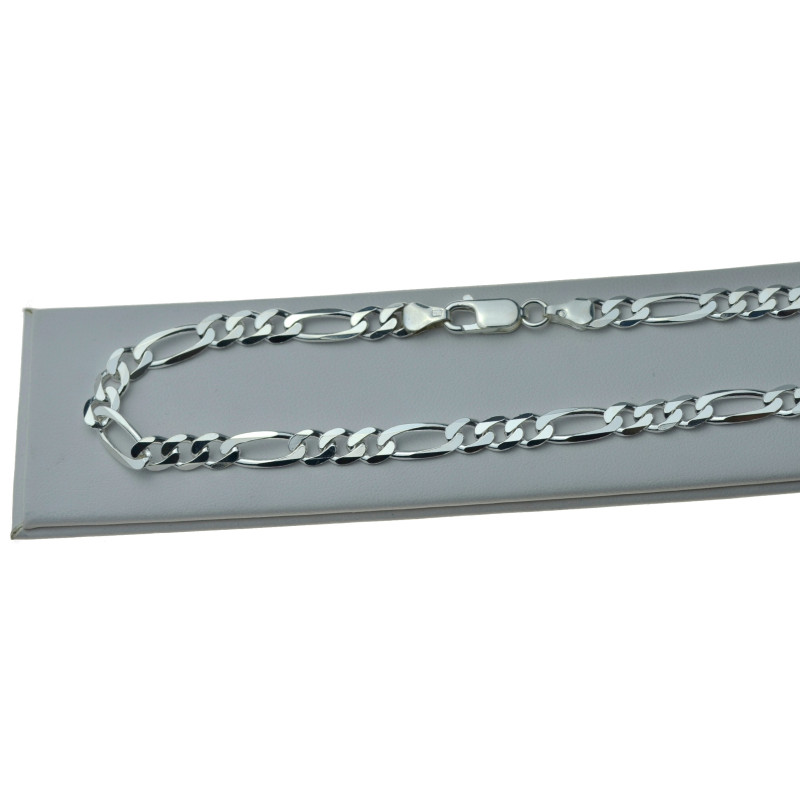 Srebrny Łańcuszek Figaro męski 6mm 50cm lub 55cm Srebro 925