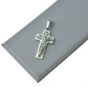 Modny krzyżyk srebrny z P. Jezusem srebro 925 KR067