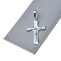 Krzyżyk srebrny z Panem Jezusem Srebro 925 KR087
