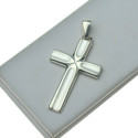 Krzyżyk srebrny męski gładki ze srebra Srebro 925 KR021