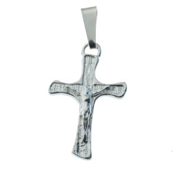 Męski Krzyżyk srebrny z Panem Jezusem Srebro 925 KR028
