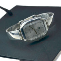 Zegarek Damski srebrny ze srebrną tarczą prostokątną Srebro pr.925 zeg016