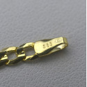 Złoty męski łańcuszek pancerka 55cm 7,5mm złoto pr.585 LAN012