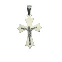 Męski srebrny krzyżyk z Panem Jezusem srebro kr031