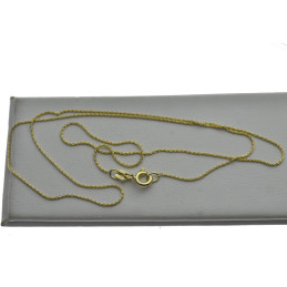 Złoty łańcuszek damski spiga / lisi ogon złoto 333 40cm, 42cm, 45cm,