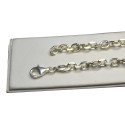męski łańcuszek srebrny ankier 60cm 5mm srebro