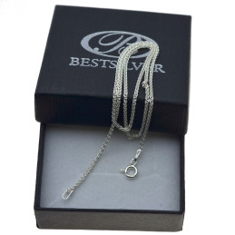 Łańcuszek srebrny damski lisi ogon 70cm 1,4mm Srebro 925