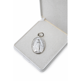 Medalik srebrny cudowny NMP na Komunie okazje srebro 925 med021