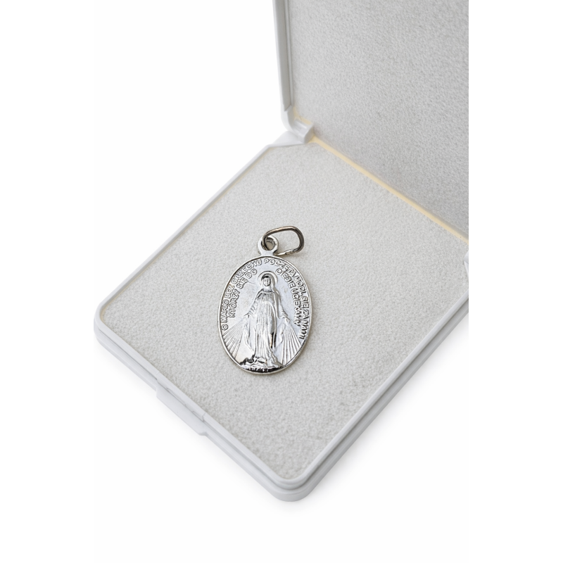 Medalik srebrny cudowny NMP na Komunie okazje srebro 925 med021