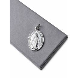 Medalik srebrny cudowny NMP na Komunie okazje srebro 925 med021