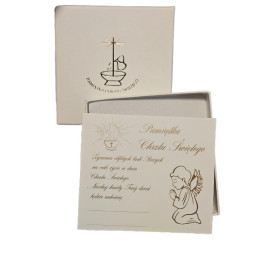 Złoty Łańcuszek z krzyżykiem promienie Złoto 585 Na KOMUNIE Chrzest dla chłopca