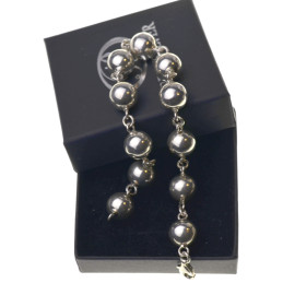 Bransoletka srebrna damska kulki 10mm Srebro 925 w całości