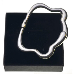 Bransoletka srebrna damska Bangla rozchylana Srebro 925