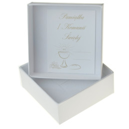 ŁAŃCUSZEK ZŁOTY 50cm + medalik duży cudowny KOMPLET 585 Matka Boża NMP złoto kmp050