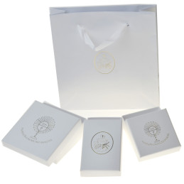 ŁAŃCUSZEK ZŁOTY 50cm + medalik duży cudowny KOMPLET 585 Matka Boża NMP złoto kmp050